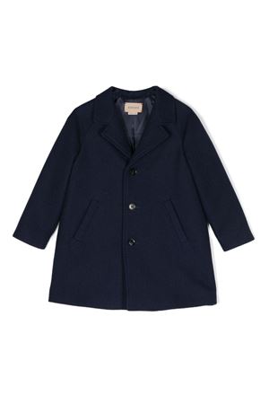 blue wool coat GUCCI KIDS | 784556XWA154804